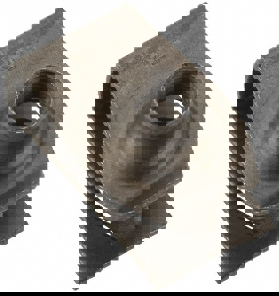 M6x1.00 Screw, 3.4 to 6.3mm Thick, Spring Steel Extruded Tapped Hole U Nut